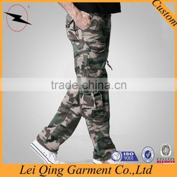 Pockets mens baggy military trekking pants
