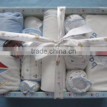 Wholesale Lovely Style 6pcs Newborn Baby Gift Set Comfortable Baby Clothes