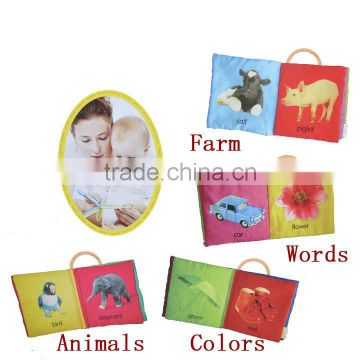 Baby Educational Soft Cloth Book, cheap baby books