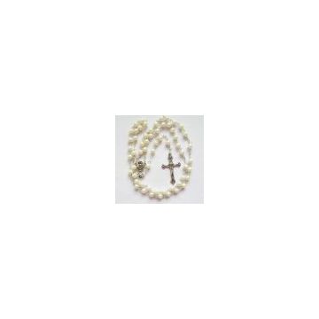 communication rosary glass pearl rosary