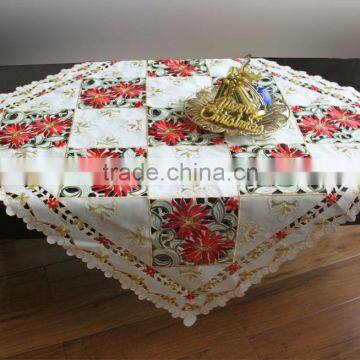 embroidered tablecloths christmas