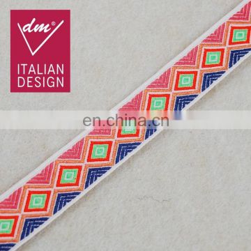 Cheap design fashion embellishments colorful lace tape trim