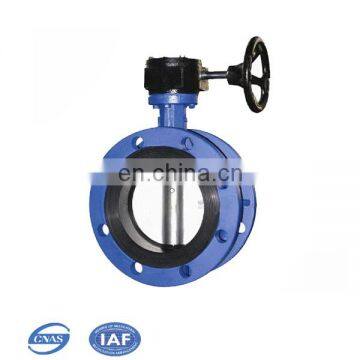 Most Popular DN50 DN80 DN200 Flanged Butterfly Valve With Gesr