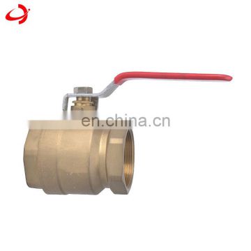 female threaded water brass mini ball valve with long handle