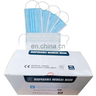 China Factory Cheap Disposable Face Mask Medical Masks Fast Delivery