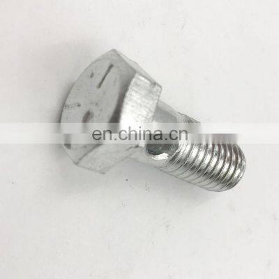 All sizes carbon steel hex head bolt with wire hole