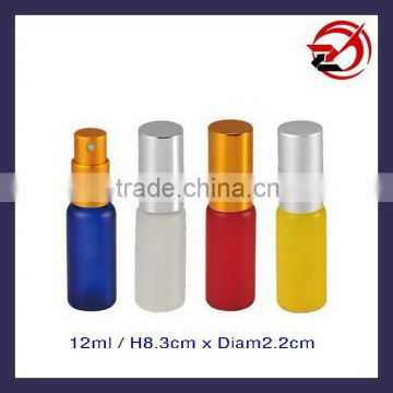 glass bottle with spray for cosmetics