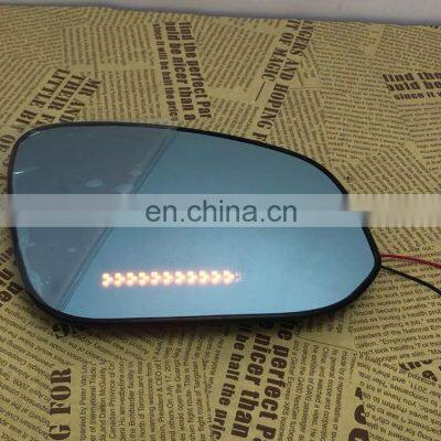 Panoramic rear view blue mirror glass Led turn signal Heating blind spot monitor for Porsche Cayenne 2012-17,2pcs