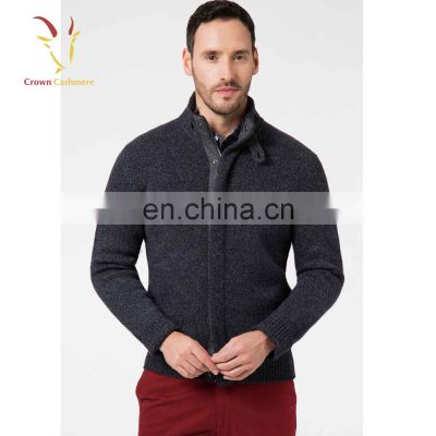 Winter Heavy Thick Cashmere Knitting Men's Coat