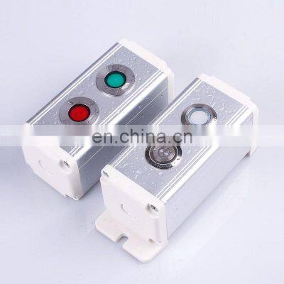 Push Button Switch Control Box Metal Electrical Waterproof Switch Box Self-reset Emergency Stop Industrial Start Control Box