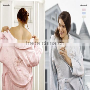 2016 popular style cotton terry bathrobe with high quality