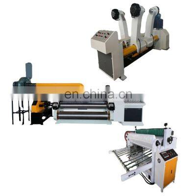 Factory 2 layers corrugated carton machinery production line manufacturer