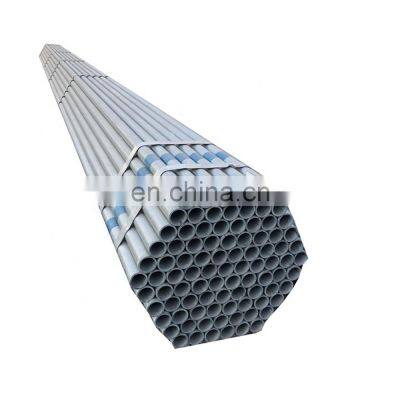 Tianjin Stock Scaffolding Hot Dip Galvanized STK400 Steel Tube Carbon Welded Asme B36.10 Erw Metal GI Pipe