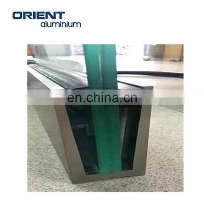 Customization Wood Grain Profile, aluminum extrusion railings, China aluminum Profile