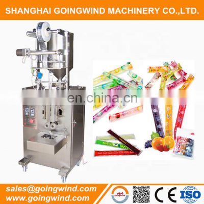Automatic ice lolly filling sealing machine auto ice lolly pillow roll bagging packing machinery cheap price for sale