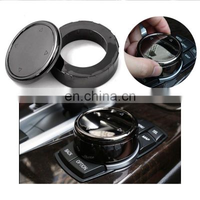 Autoaby Car Multimedia Button Knob Cover Ceramic For BMW X1 F25 X3 X5 F16 X6 1 2 3 5 Series F10 F20 F30 F34 Auto  Interior