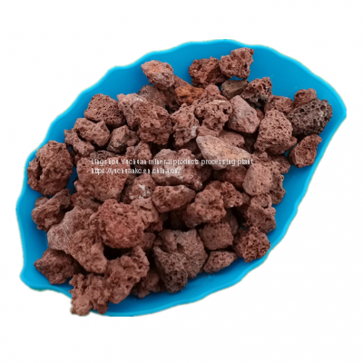 Porous volcanic rock horticultural volcanic stone filter material