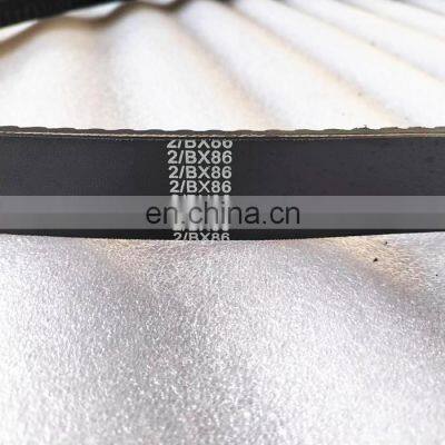 Long life 2/BX86 industrial Transmission 2/BX86 V-belt high quality Rubber V Belt 2/BX86 Cogged Banded V-Belt