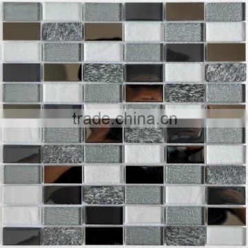 23x48x8mm Crystal Glass Mosaic Swimming Pool Mosaic GB-T8GSM90SQ
