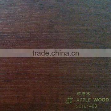 apple wood grain pvc film for furniture