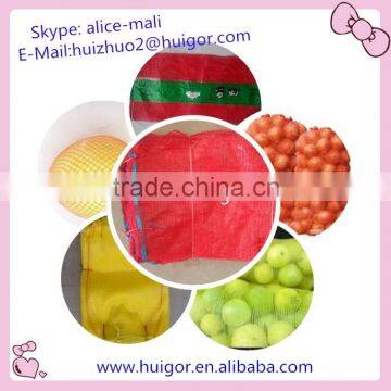 For wholesale customed High Quality PP mesh bag for packing vegetables and fruit china manufacturer