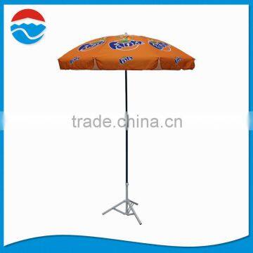 180*8K orange color with tilt advertise umbrella high quality