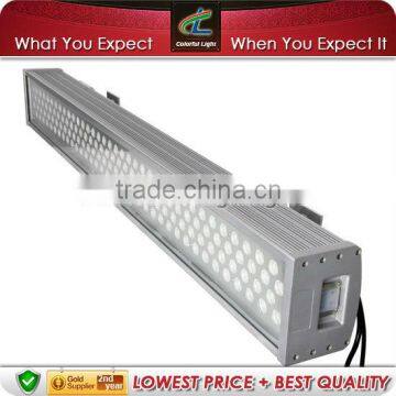 Outdoor Waterproof 35-38m high 144 x 1W led bar wall washer light