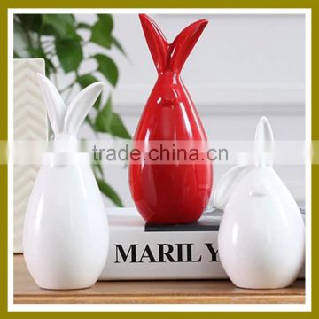 Jingdezhen BHM-123 ceramic easter rabbit figurines collectables decoration wholesales