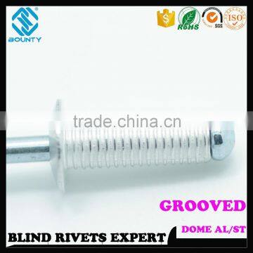 HIGH QUALITY FACTORY ALUMINUM GROOVED METAL TO WOOD RIVETS