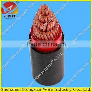 non armored single core pvc insulated copper wire cable for power transmission