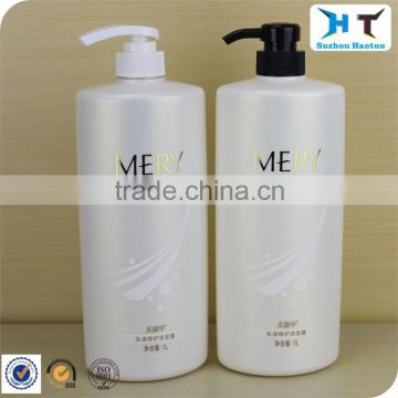 1L Plastic HDPE shampoo empty bottle packaging / 1000ml bath gel plastic bottle                        
                                                Quality Choice