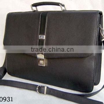 China supplier wholesale pu leather briefcase bag professional laptop bag leather new design document bag