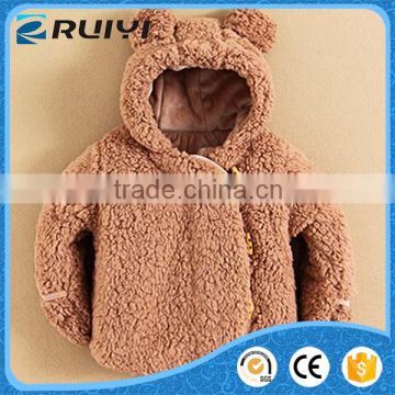 Bestal unisex Lamb coral fleece coat for children imitation fur short loose coat