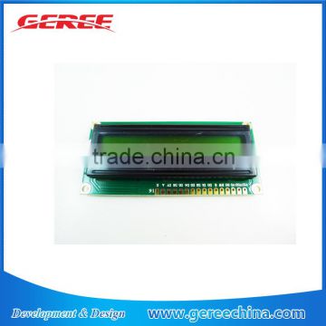 LCD 1602 Yellow screen with backlight display 1602A 5v module