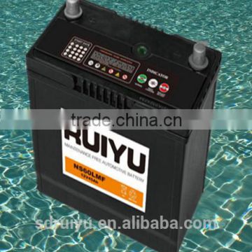NS60LS 12V 45AH be used on automobiles auto battery