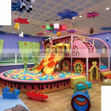 Kaiqi Updated PVC indoor playground equipment Candy theme KQ60265A