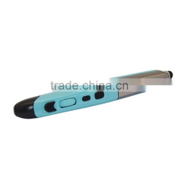 new design 2.4g wireless optical touch pen mouse with web browing laser presenter