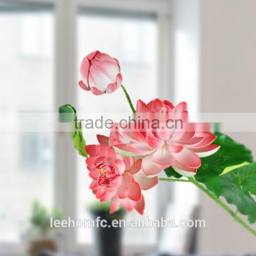 pure handmade artificial flower high quality lotus flower from China