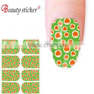 four- leaf clover gold red clover spring/summer festival nail art sticker