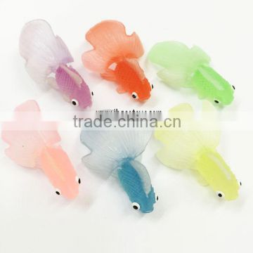 mini rubber gold fish toys assortment