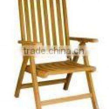 Teak Garden and Outdoor Furniture: Teak Standard Reclining Chair OFC 005