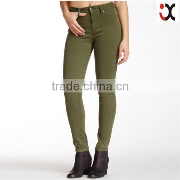 2015 colored high rise skinny jeans colombian JXH311