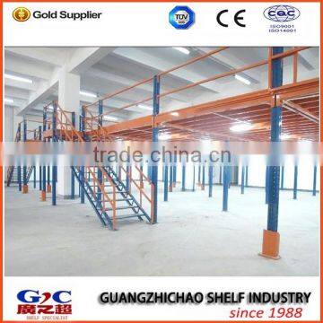 Steel floor mezzanine racking