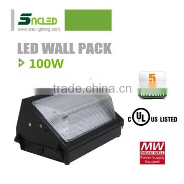 UL CUL Exterior led wall lights/100W led wall pack/sidewalk lighting led wall pack light