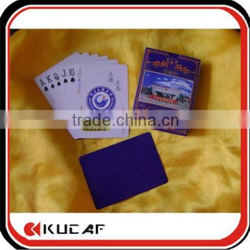 Custom good quality playing cards logo printed poker cards