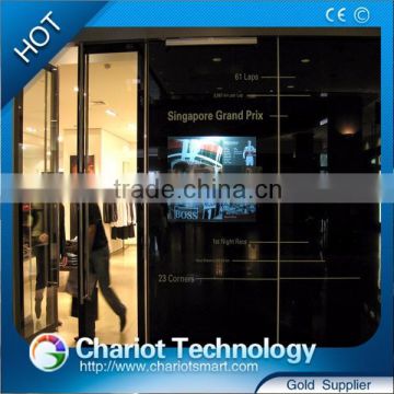 22 inch capacitance tranparent touch foil screen display