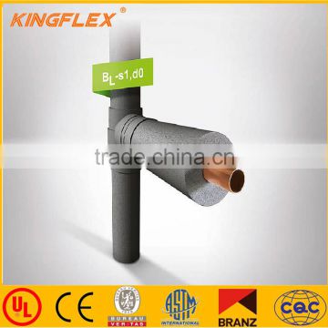 light-weight, closed-cell foam pipe insulation