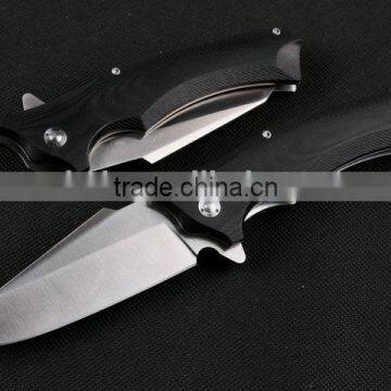 OEM G10 and steel handle hunting knife for outdoor