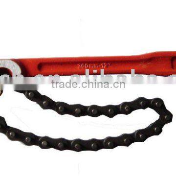 Reversible chain wrench 12"