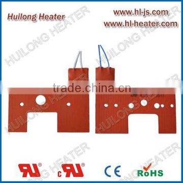 Flexible silicone rubber heater for medical analyzer